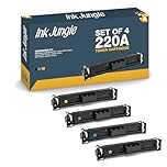 Set of 4 220A Toner Cartridge Multipack With Chip Compatible With HP Colour LaserJet Pro MFP 4302dw 4302fdn 4302fdw 4202dw 4202dn 4303dw 4303fdn 4303fdw Printers Replaces HP 220X