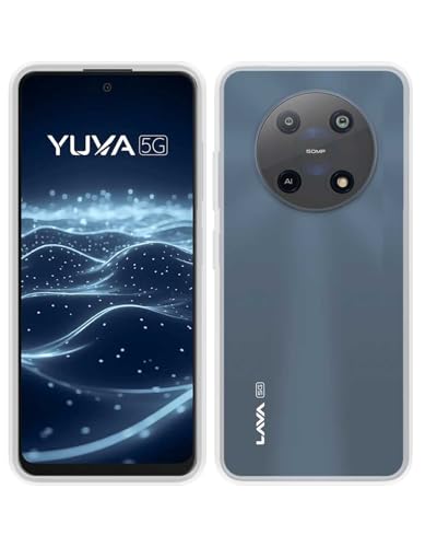 Image of Lava Yuva 5G Soft Silicone TPU Back Cover Compatible with Lava Yuva 5G
