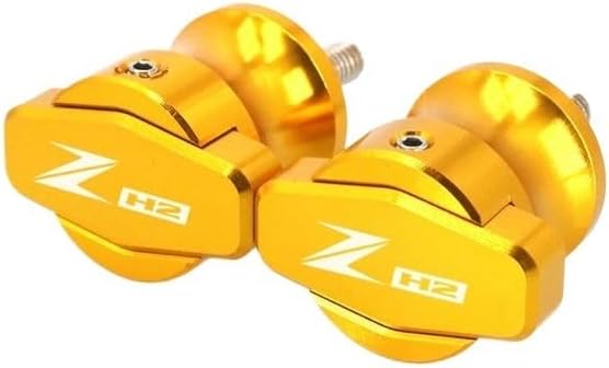 Motorcycle Frame Sliders for KAWASAKI ZH2 Z H2 ZH 2 2019 2020 2021 2022 2023 Motorcycle CNC Frame Stands Screws sliders Swingarm Spools Slider(Yellow)
