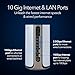 NETGEAR Orbi 970 Series Quad-Band WiFi 7 Router (RBE971S), Security Features, Covers 3,300 sq. ft., 200 Devices, 10 Gig Internet Port, Expandable Mesh System, BE27000 27.0 Gbps – Free Expert Help