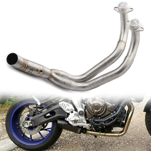 Tube de liaison en acier inoxydable haut de gamme pour échappement Yamaha MT07