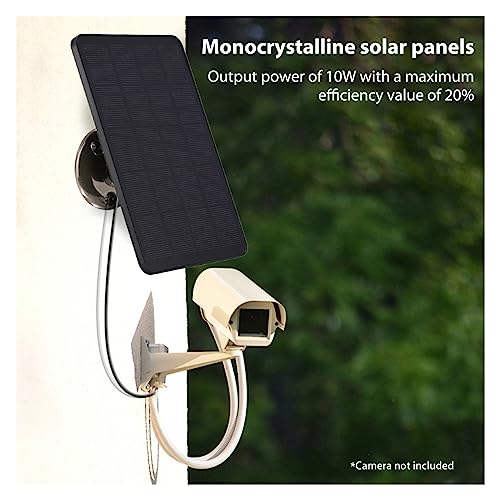 Cámaras de seguridad con paneles solares portátiles USB Tipo C impermeables 4