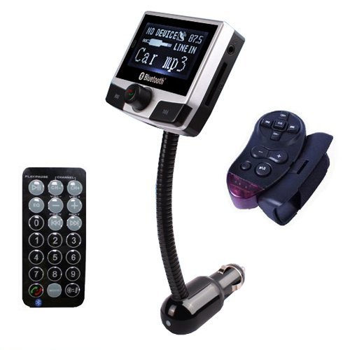 Trasmettitore FM lettore MP3 telefono vivavoce per auto Bluetooth USB SD Card AUX connessione