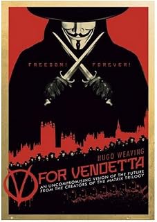 Twenty-three 2015 New 'V' in V for Vendetta Poster Customized Canvas Poster 24X36 Inch