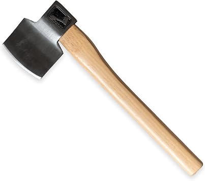 Jack of Clubs Round Handle Throwing Axe World Axe Throwing League Premium Competition Throwing Axe, WATL Throwing Hatchet with Square Hickory Wooden Handle Square Handle