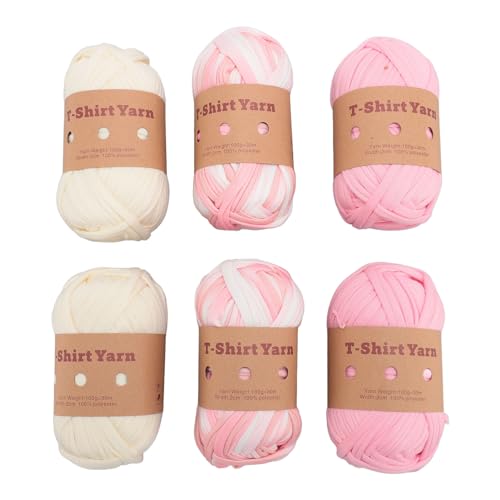 Tissting 6 Pcs T Shirt Yarn