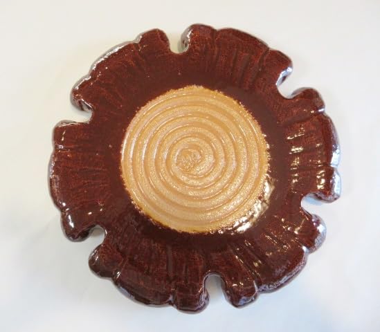 ほぼ未使用 茶道具 北山杉材 大炉炉縁 川崎和楽作 大炉用 飴楽 雪輪瓦 元箱 ほぼ未使用 茶道具 北山杉材 大炉炉縁 川崎和楽作 大炉