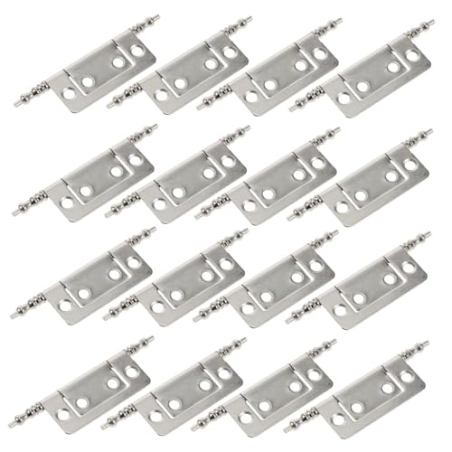 ORFOFE 16 Piezas Bisagras Plegables para Muebles con Estructura Metálica Resistente Bisagras de Puerta para Armarios Orificios de Montaje de Fácil Instalación y Alta Durabilidad