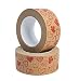 Produktbild Zuzii Papier-Klebeband | Kraft-Packband | Dekoband | Eco Umweltfreundlich | 50mm x 60M (Muster 3, 1 Rolle)