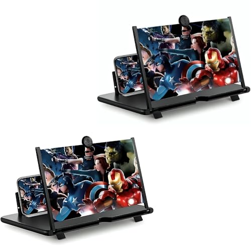 Drumstone 𝟏𝟓 𝐘𝐞𝐚𝐫 𝐋𝐨𝐧𝐠 𝐋𝐢𝐟𝐞 𝐖𝐚𝐫𝐫𝐚𝐧𝐭𝐲, Portable Mobile Screen Magnifier, 10 Inch Phone Screen Expander Stand for Entertainment Study and Travel Use 𝐁𝐔𝐘 𝟏 𝐆𝐄𝐓 𝟏 Deal
