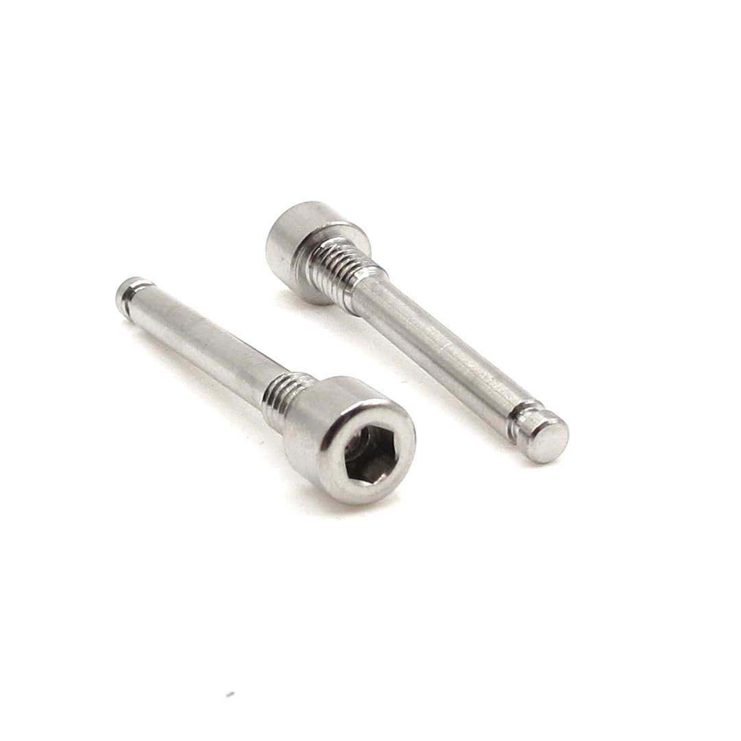 Easybikeparts Titanium Brake Pad Retaining Pin for Shimano Deore XT, Saint, XTR, SLX and Zee Disc Brakes (Pack of 2) (Silver)