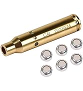 MidTen Bore Sight Cal Red Dot Boresighter 223 5.56mm Rem Gauge with Two Sets of Batteries