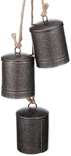 TENDYCOCO Christmas Bell Cow Bells Brass Jingle Bells Christmas Shabby Vintage Rustic Brass Bell Hanging Christmas Bell Ornaments for Christmas Tree Home Decor
