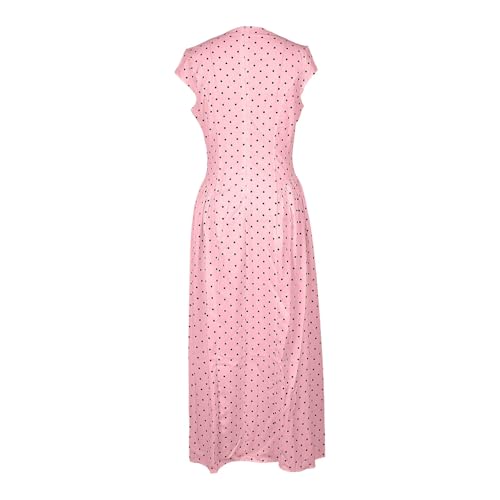Robe midi imprimé floral taille cache-cœur à manches courtes - 5