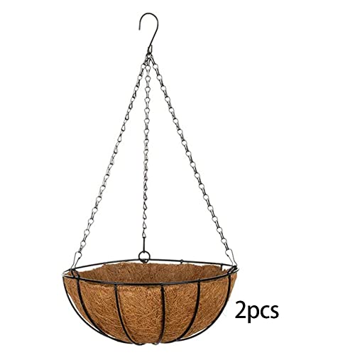 Miniatura 2 de 2 Piezas Colgante De Plantas Cesta De Macetero De Metal, Decoración De Jardín, Para Cultivo Plantas En Interior Y Exterior
