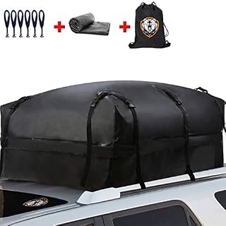 Waterproof Rooftop Cargo Carrier - Heavy Duty Roof Top Luggage Storage Bag