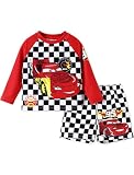 Disney Cars Lightning McQueen Boys Swim Set Infant Quick Dry Swimsuit Elastic Bathing Suit Swimwear Set Summer...