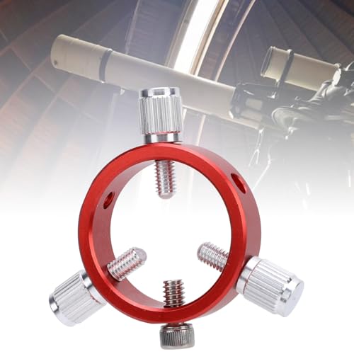 Leitrohr-Ring-Set, für Teleskoprohrdurchmesser oder Sucher 20 Bis 40 Mm, mit M6-Schraube 1/4 Zoll Schraube, Leitrohr-Reifen für Astronomische Teleskope, Rot