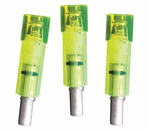 Lumenok Excalibur Firebolt Flat Bolt End (3-Pack), Green #TOP1