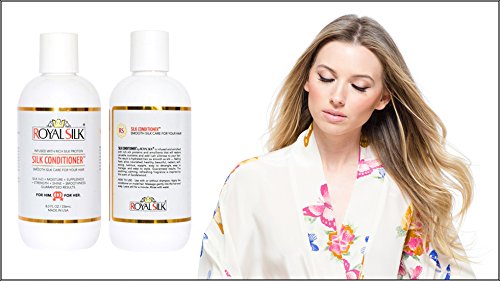 Miniatura 9 de Royal Silk El acondicionador de seda original suave como la seda para cabello como seda  suave, cremoso, fragante, suavizado, hidratante, lubricante