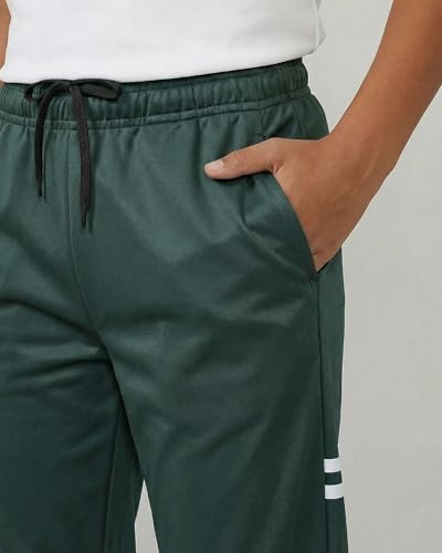 Image of Real Essentials 3 Pack: Boys' Athletic Jogger Sweatpants - Kids Teens Youth Active Sports Pants with Pockets (Sizes 5-18)