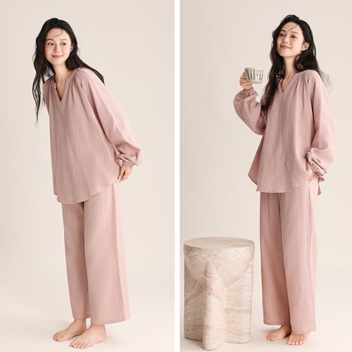 Formemory ガーゼパジャマ レディース L グリーン