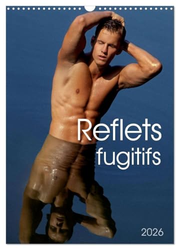 Reflets fugitifs calendrier mensuel corps masculin pour décoration salon design