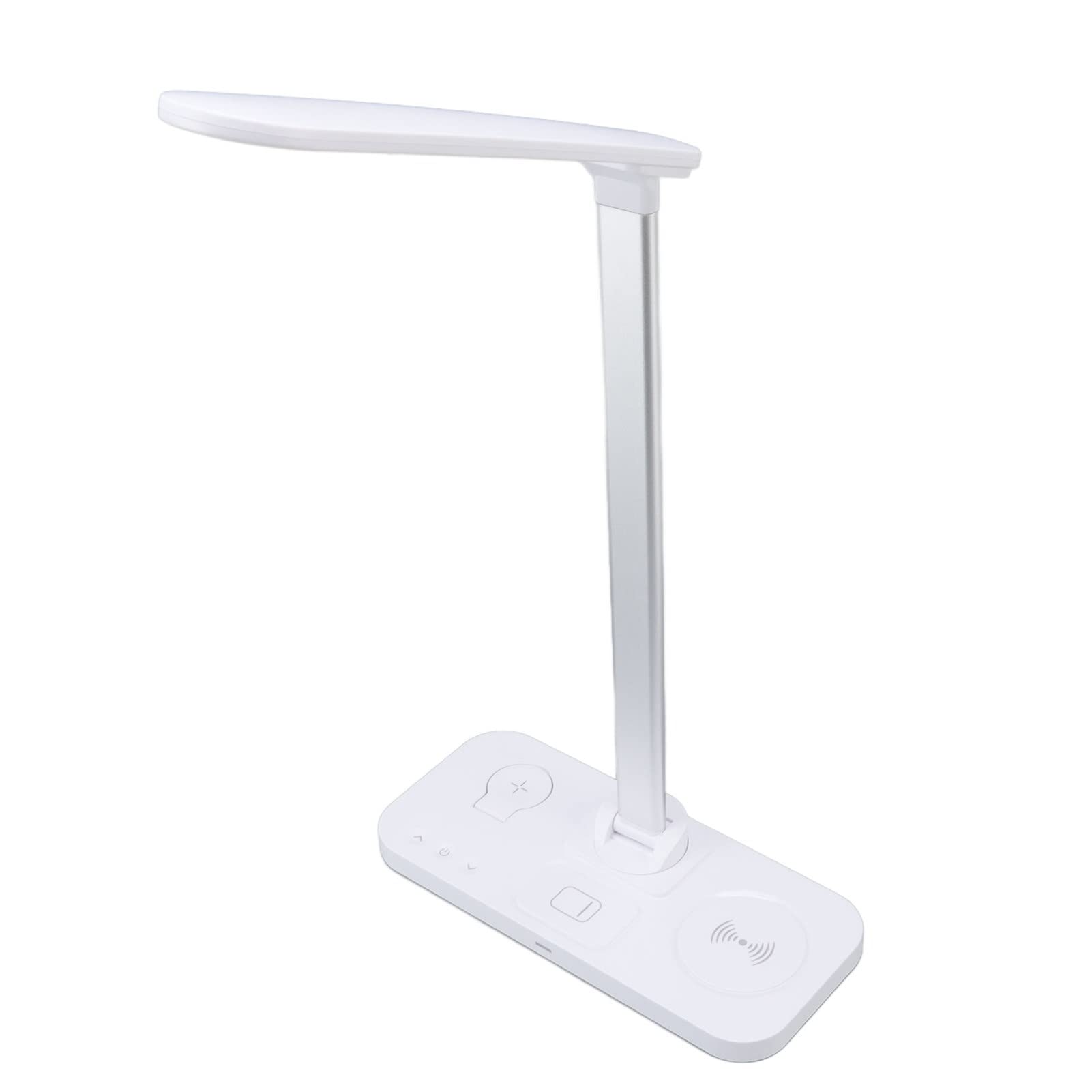 Greensen Lampada Scrivania di Ricarica Wireless, Spia Lampada Tavolo con Caricatore Rapido 15 W -addempiede a 3 Temperature di Colore per i Prodotti