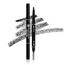 Eyebrow pencil eyebrow Eyebrow Retractable Definer Pencil, eyebrow stylist shape and fill eyebrow pencil, professional eye makeup 01 Black