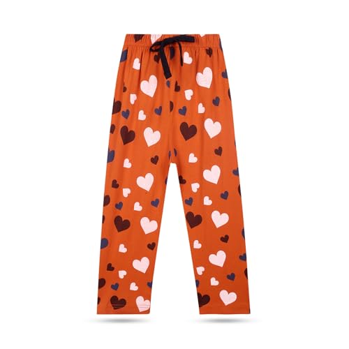 Image of T2F Girls Regular Fit Cotton Printed Track Pants (Pack of 5)