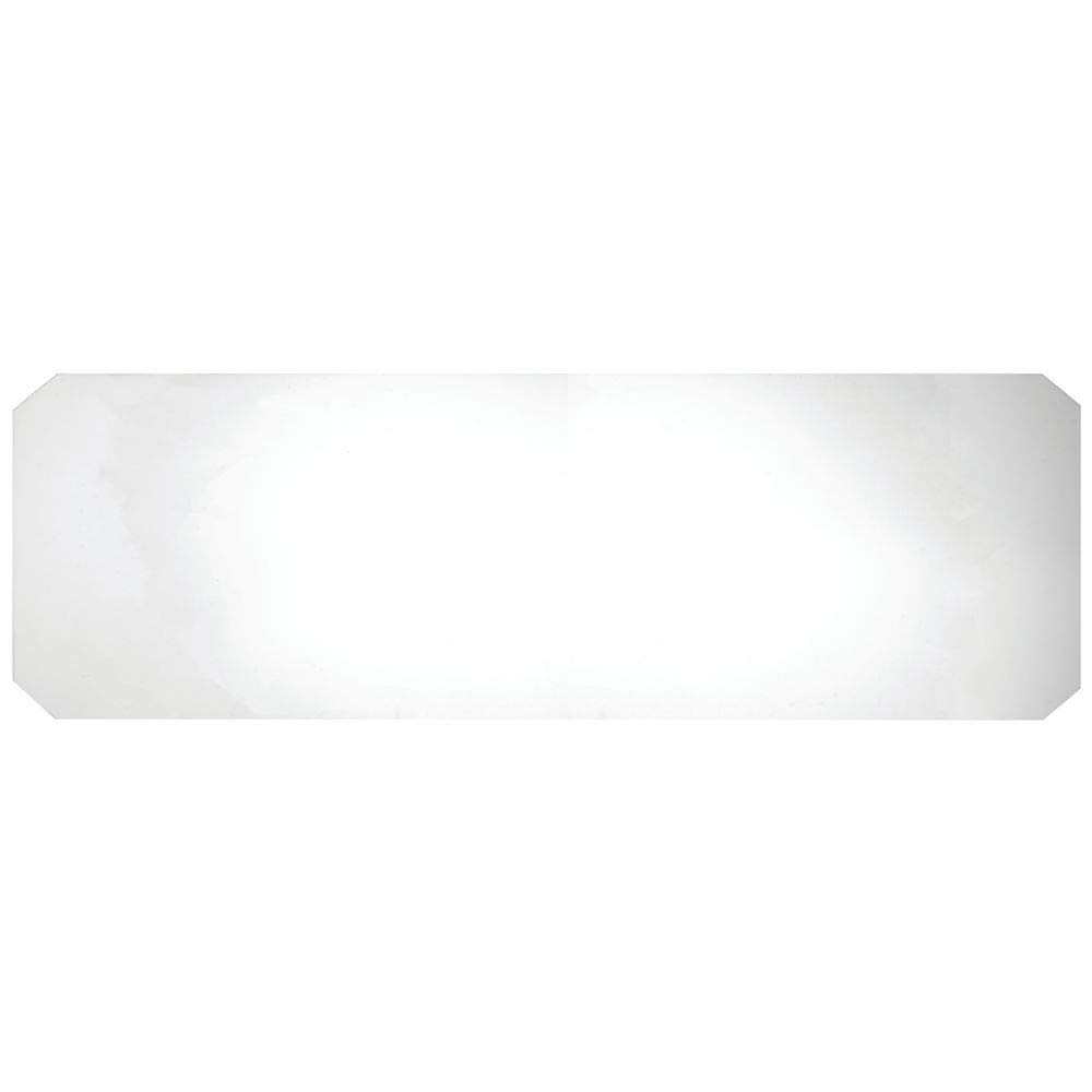 Wire Shelving Clear Plastic Shelf Insert - 48" L x 18" W by HUBERT – Plastic, Clear, Pack of 4, Model SL1848