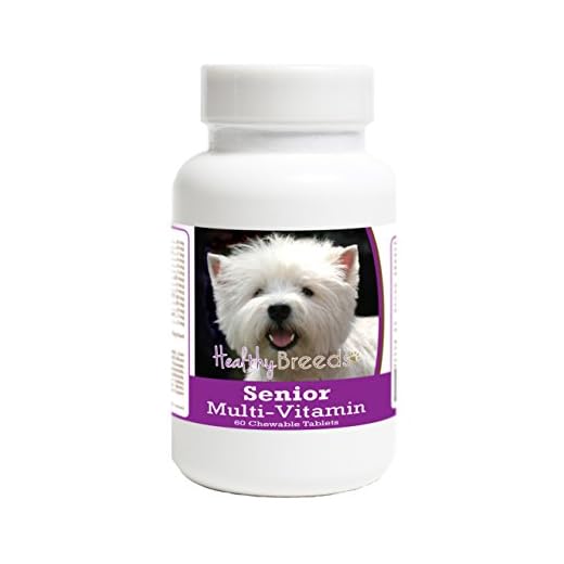 Healthy Breeds West Highland White Terrier Senior Dog Multivitamin Tablets 60 Count