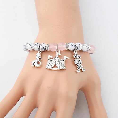 TGBJE Circus Lovers Circus Themed Gift Life Is A Circus Enjoy The Show Circus Charm Bracelet Circus Showman Inspired Gift Circus Tent Jewelry2