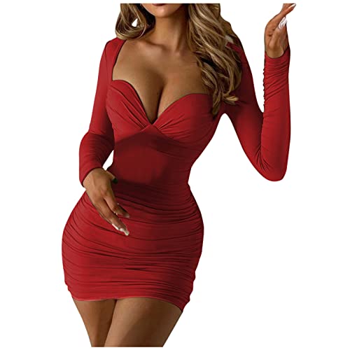 Robe longue décontractée à manches longues finitions soignées pour femme
