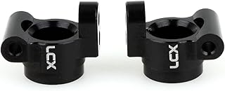 LCX Racing RC Car CNC Machined Aluminum Rear Hub Set for LOSI 1/16 Mini-B Buggy 1/18 Mini-T 2.0 Stadium Truck, Upgrades Parts Accessories