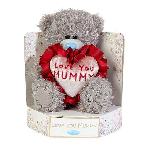 Me To You Tatty Teddy 15cm Plush Bear Holding Love You Mummy Flower - Official Mothers Day Collection