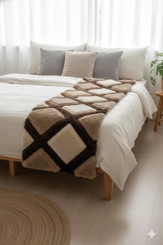 Image of Luxury Shaggy Carpet Runner - 2x5 ft Soft Rug for Hallway and Living Room, Designed for Comfort and Contemporary Vibes