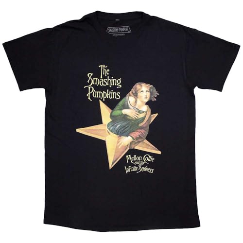 Rock Off Trade - Camiseta para Hombre The Smashing Pumpkins Mellon Collie, Azul (Marino), XL