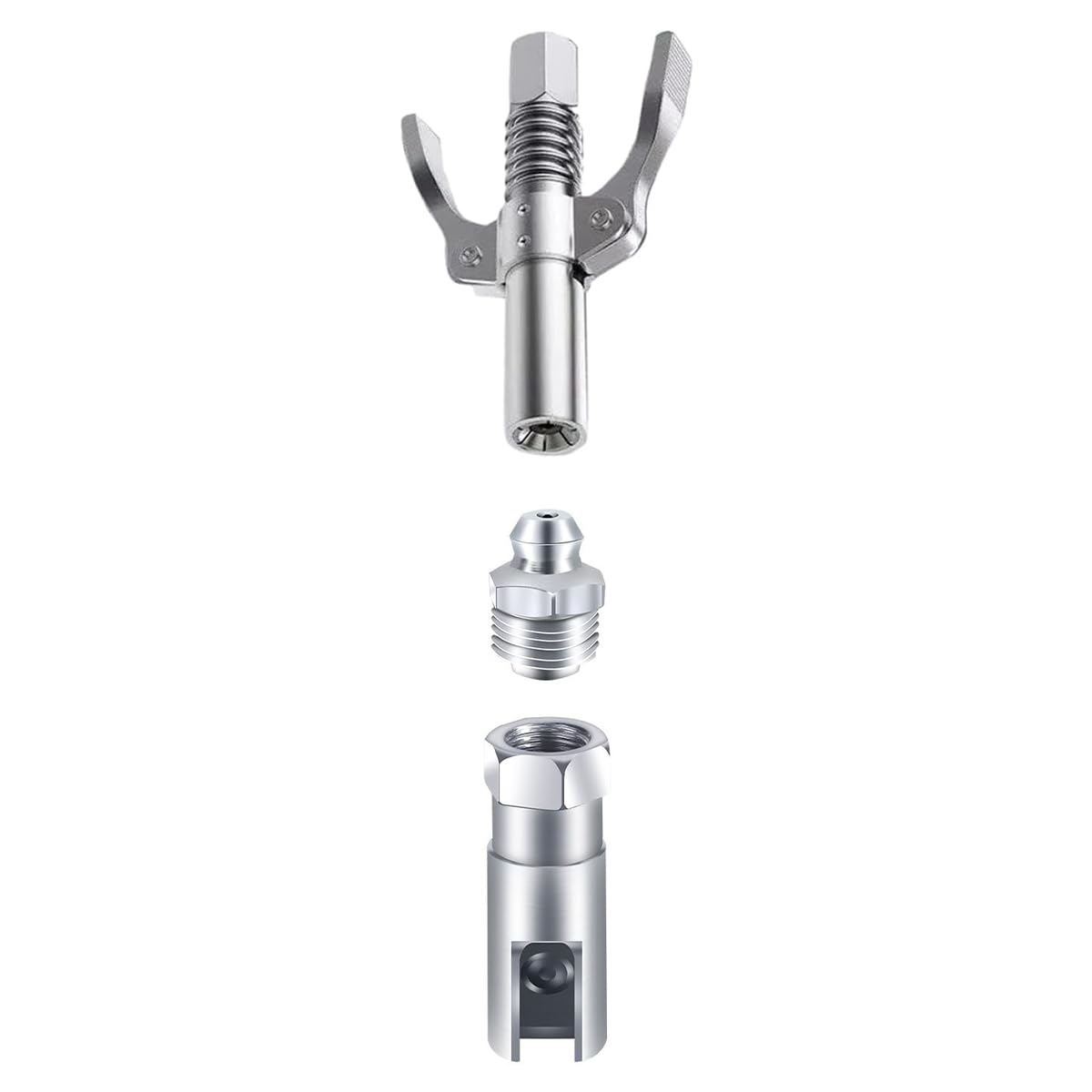 Sarini Raccordo per Grasso ad Angolo retto 90° NPT 1/8" Guarnizione per Pistola Camion agricoli