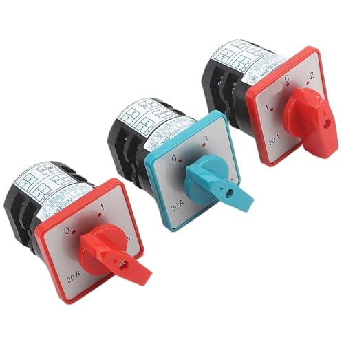 Commutateur de transfert rotatif HZ5D-20/4 inverseur de puissance 3 positions
