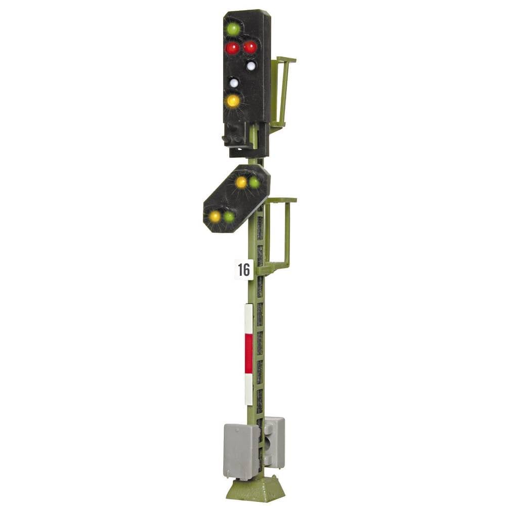 Viessmann 4016 – H0 Signal de Sortie Lumineux avec Signal d'avertissement.