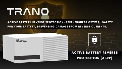 Image of Eapro Trano Inverter with Nano Technology & Pure Sine Wave 12A Solar Charge Controller Sleek Design Efficient Power Conversion|Energy Efficiency & Reliability |3 Years Warranty (TRANO-1000S)