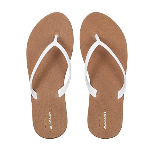 Image of OKABASHI Women's Shoreline Flip Flop | Sculpted Footbeed for All-Day Comfort | Slip-Resistant & Waterproof | Sustainably Made in the USA