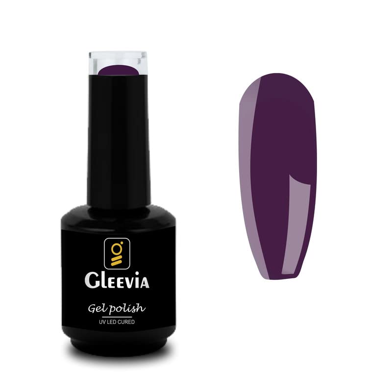 Gleevia Simple Shade UV/LED Gel Polish for Professionals 15ml Brush Cap Shade S12-image-37