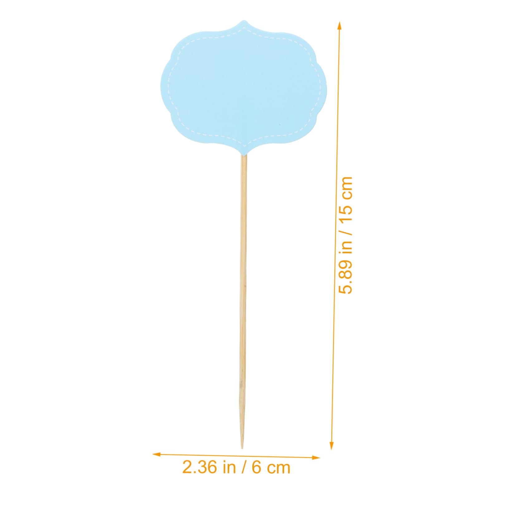 GRIRIW Buffet Food Tags 24pcs Chalkboard Sign Picks Chalkboard Cupcake Picks Wedding Supplies