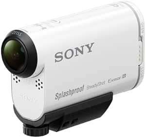 Sony HDR-AS200VR Action Camera con Kit Telecomando Live View, Sensore CMOS Exmor R da 8,8 Megapixel, Obiettivo Zeiss Tessar, Wi-Fi, NFC, GPS, Bianco