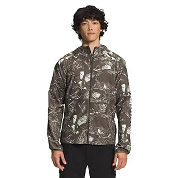 THE NORTH FACE Moletom masculino com capuz 2.0 estampado, peso voador, novo, cinza-acastanhado, verde, vale, estampado, P, G, Estampa de chão New Taupe Green Valley, G