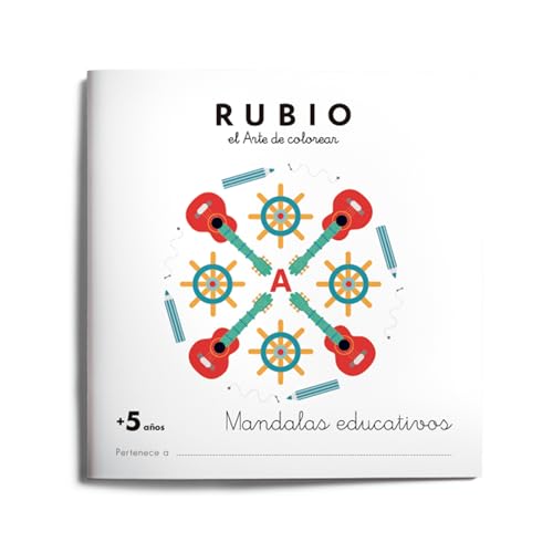Mandala educativo +5 años | RUBIO: 3 (Mandalas Educativos RUBIO)