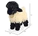 Aurora® Adorable Miyoni® Tots Suffolk Lamb Stuffed Animal - Lifelike Detail - Cherished Companionship - White 8.5 Inches