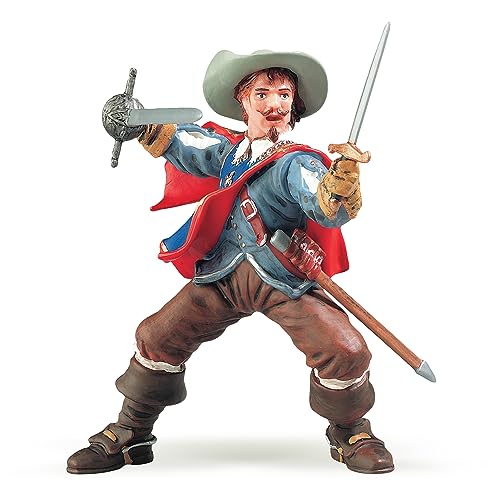 Papo - Statuina Athos Realistica - 3 Anni + - Collezione Storica - Gioco Creativo Moschettieri - Idea Regalo Giocattolo Bambina Bambino
